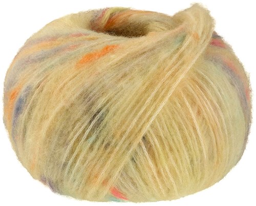 Lana Grossa Cassata 0009 Blass-/Zitrusgelb/Altrosa/Graublau/-Violett