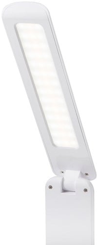 PURElite 2-in-1 Flip Lamp & Zaklamp: Oplaadbaar: Wit