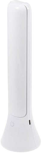 PURElite 2-in-1 Flip Lamp & Zaklamp: Oplaadbaar: Wit
