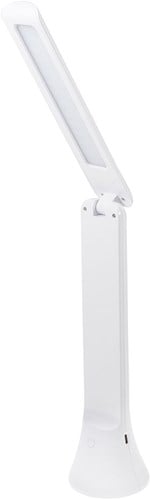 PURElite 2-in-1 Klapplampe und Taschenlampe: Wiederaufladbar: Weiß