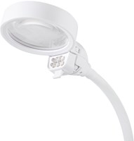 PURElite Multifunctioneel Vergrootglas en Tafellamp: Wit