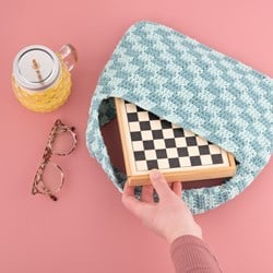 Häkelanleitung Yarn and Colors Checkered Bag