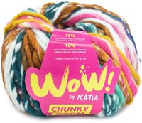 Katia WOW - Chunky Boom 300 Ölfarbe-Perle Lila-Kaugummi Rosa