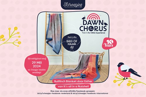Scheepjes CKAL Dawn Chorus Kit 3: Bullfinch Blanket