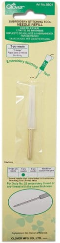 Clover Zierstichnadel Nachfüllmaterial 3-ply