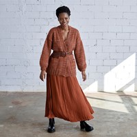 Katia Soho Alpaka Weste Garn und Strickset