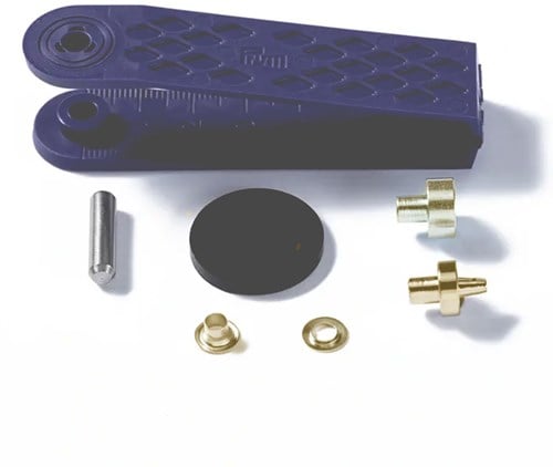 Prym Ösen mit Scheiben Gold 4 mm-2