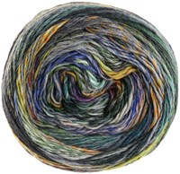 Lana Grossa Colorissimo 202 Erika,Hell-,Dunkelgrün,Oliv,Orange,Weinrot,Grauviolett,Graublau,Ocker,Schwarzbraun