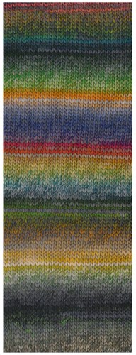 Lana Grossa Colorissimo 202 Erika,Hell-,Dunkelgrün,Oliv,Orange,Weinrot,Grauviolett,Graublau,Ocker,Schwarzbraun-2