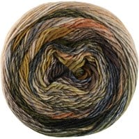 Lana Grossa Colorissimo 215 Orangebraun,Silber-,Hellgrau,Hellbeige,Blau-, Stahlgrau,Moos-,Waldgrün