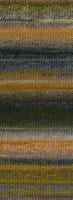 Lana Grossa Colorissimo 215 Orangebraun,Silber-,Hellgrau,Hellbeige,Blau-, Stahlgrau,Moos-,Waldgrün-2