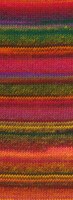 Lana Grossa Colorissimo 218 Pink,Fuchsia,Dotter-,Graugelb,Orange,Rotbraun, Graugrün,Schwarzrot-2