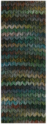 Lana Grossa Cool Merino Big Color 412 Grau/Gelb/Oliv/Türkis/Grün/Dunkelgrün/Ocker-2