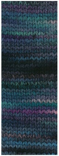 Lana Grossa Cool Merino Color 318 Grauviolett/Petrol/Seegrün/Rosa//Rotviolett/ Schwarzgrün/Schwarz/Jeansblau-2