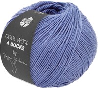 Lana Grossa Cool Wool 4 Socks Uni 7726 Veilchenblau