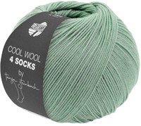 Lana Grossa Cool Wool 4 Socks Uni 7727 Helltürkis