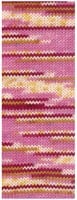 Lana Grossa Cool Wool 4 Socks Print 3 7201 Pink/Weinrot/Ecru/Gelb/Camel-2