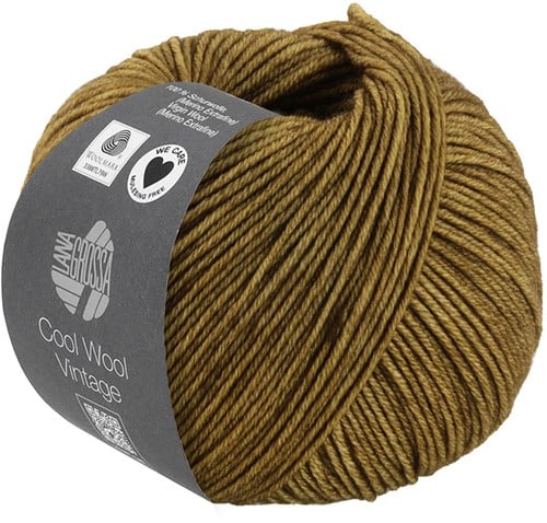 Lana Grossa Cool Wool Vintage 7381 Dunkeloliv