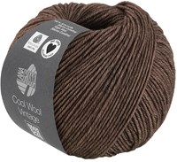 Lana Grossa Cool Wool Vintage 7384 Dunkelbraun
