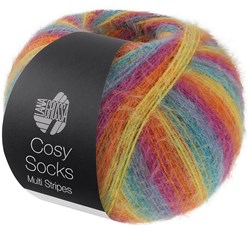 Lana Grossa Cosy Socks Multi Stripes
