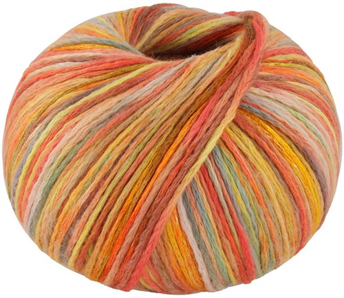 Lana Grossa Cotonella Multi 103 Gelb/Orange/Limette/Rost