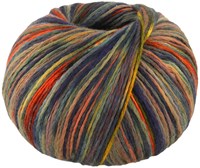 Lana Grossa Cotonella Multi 107 Oliv/Schwarzgrün/Gelb/Orange