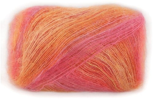 Lana Grossa Cottonhair 101 Hummer/Orange/Hellorange/Pink/Fuchsia/Rost