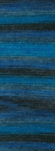 Lana Grossa Cottonhair 103 Dunkelgrau/Jeans-/Graublau/Marine/Anthrazit-2