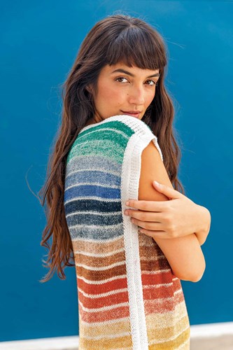 Katia Fair Cotton Infinity 106 Blau-Gelb-Khaki-3