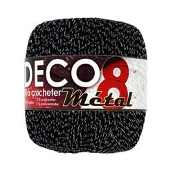 Trimits Deco 8M Häkel-Baumwolle Metallic