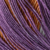 Katia Fair Cotton Granny 300 Ochre-Kaki-Pearly purple-2