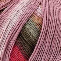 Katia Fair Cotton Granny 304 Bubble Gum Pink-Khaki-Pale Brown-2