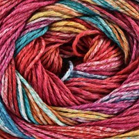 Lana Grossa Gomitolo Lino 2016 geranium red/petrol/mustard yellow/orient red/orange-2
