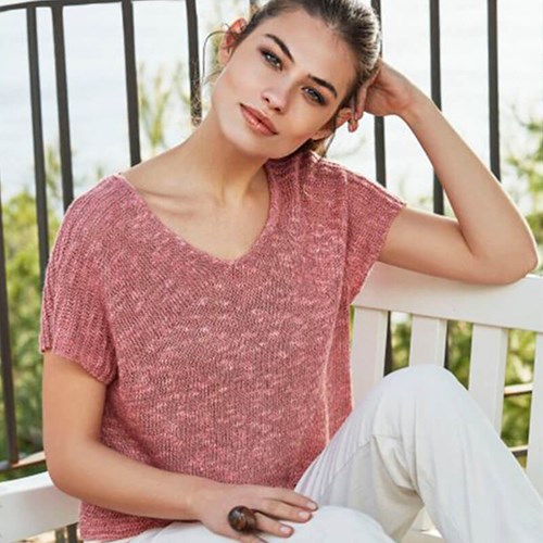 DMC Natura Linen 004 Pink-2