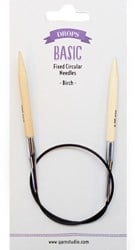 Drops Basic Rondbreinaalden Hout 40cm