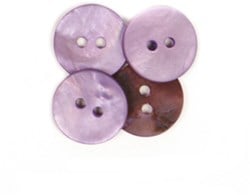 Drops Knopf Rund Lila 15mm