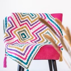Häkelmuster Yarn and Colors Amazing C2C Blanket