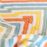 details amazing square darts blanket