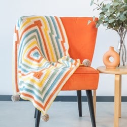 Häkelmuster Yarn and Colors Amazing Square Darts Blanket