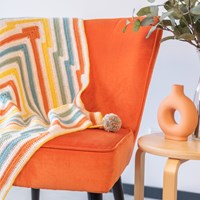 details amazing square darts blanket