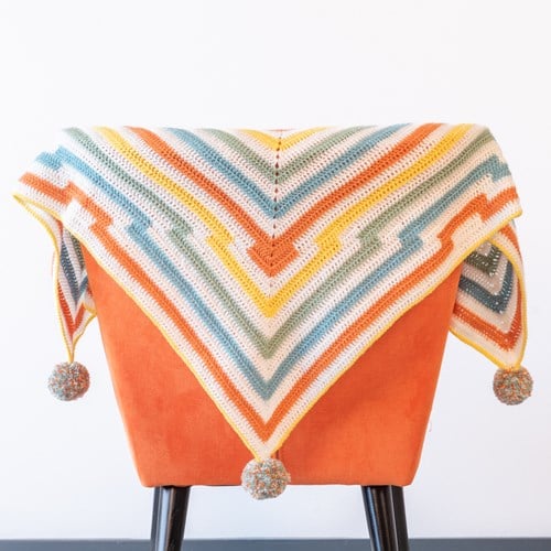 Häkelmuster Yarn and Colors Amazing Square Darts Blanket-3