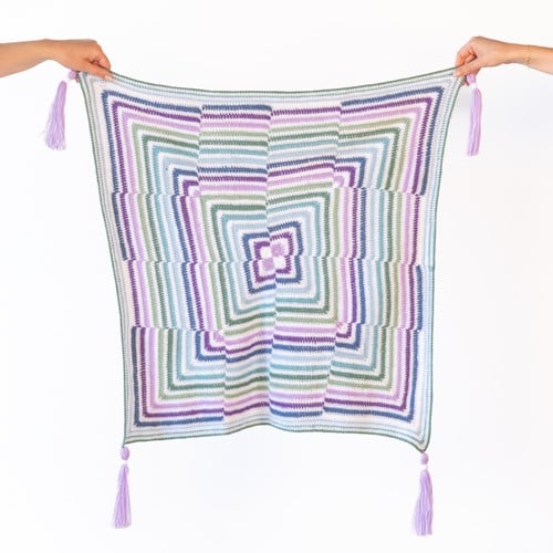 Yarn and Colors Amazing Straggered Stripes Blanket