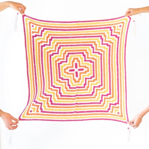 Häkelmuster Yarn and Colors Amazing Flower Blanket-3