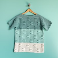 Häkelanleitung Yarn and Colors Spring Flowers Tee