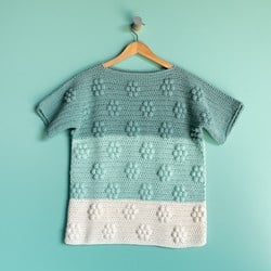 Häkelanleitung Yarn and Colors Spring Flowers Tee