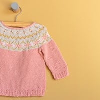 Yarn and Colors Hanna Sweater Strickpaket 1 Old Pink-3