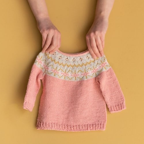 Yarn and Colors Hanna Sweater Strickpaket 1 Old Pink-2