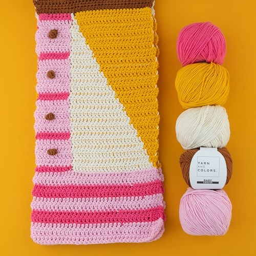 Häkelanleitung Yarn and Colors Graphic Scarf-3