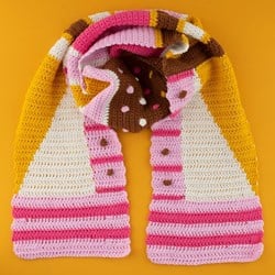 Yarn and Colors Graphic Scarf Häkelpaket