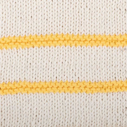 Yarn and Colors Striped Jumper Strickpaket 1 S Sunflower-2